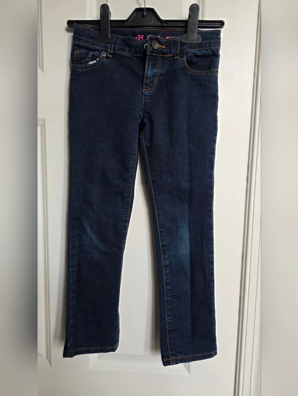 The Children's Place Girls Dark Wash Skinny Jeans Size 6X/7 Stretch Denim